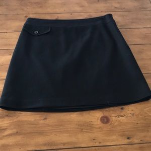 Banana Republic Black Wool Skirt